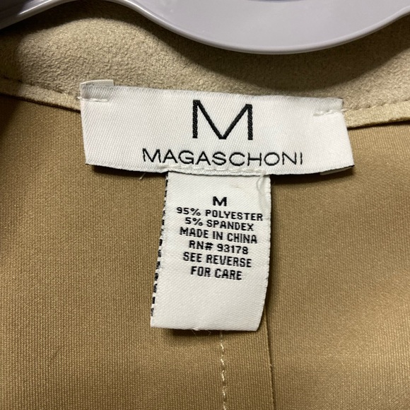 C- Beige Faux Suede Trench Coat - Picture 7 of 7